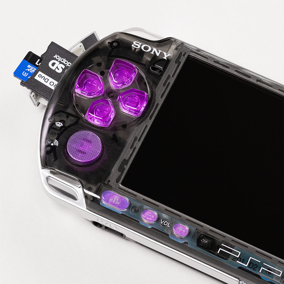 PSP 3000 - Purple Ghost